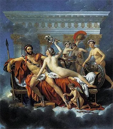 Mars Disarmed By Venus And The Three Graces